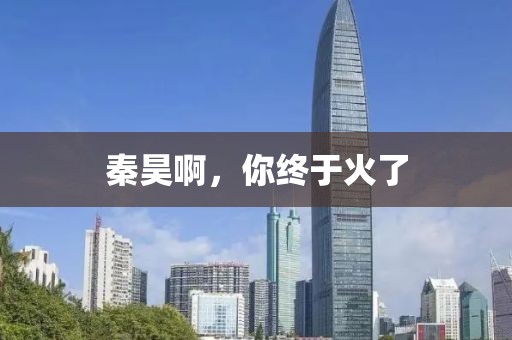 秦昊啊，你終于火了