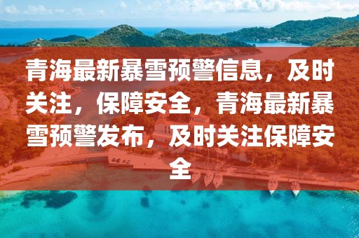 青海最新暴雪預警信息，及時關注，保障安全，青海最新暴雪預警發布，及時關注保障安全