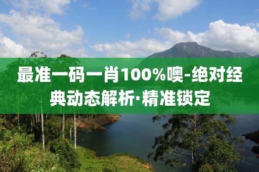 最準一碼一肖100%噢-絕對經(jīng)典動態(tài)解析·精準鎖定