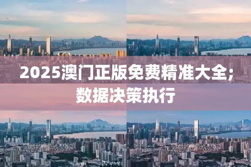 2025澳門正版免費精準大全;數據決策執行