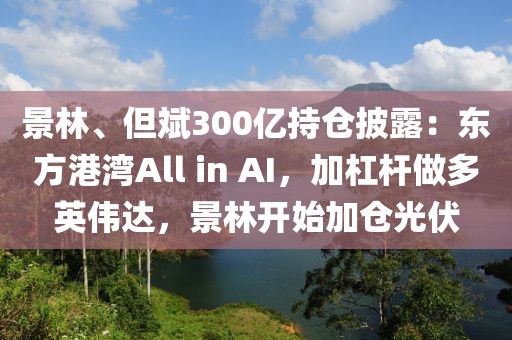 景林、但斌300億持倉披露：東方港灣All in AI，加杠桿做多英偉達，景林開始加倉光伏