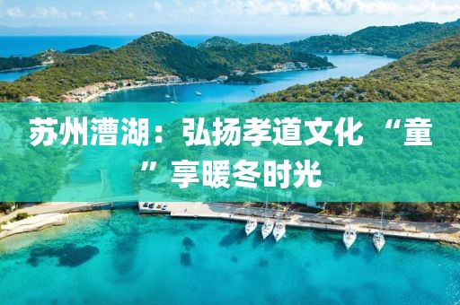 蘇州漕湖：弘揚(yáng)孝道文化 “童”享暖冬時光