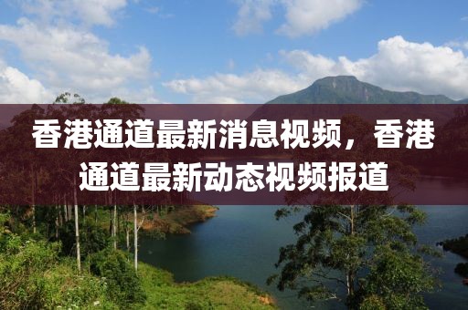 香港通道最新消息視頻，香港通道最新動態視頻報道