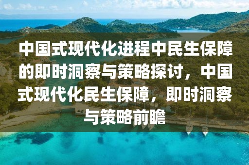 中國(guó)式現(xiàn)代化進(jìn)程中民生保障的即時(shí)洞察與策略探討，中國(guó)式現(xiàn)代化民生保障，即時(shí)洞察與策略前瞻