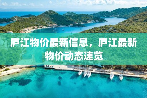 廬江物價最新信息，廬江最新物價動態速覽