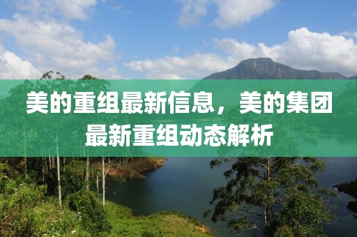 美的重組最新信息，美的集團最新重組動態解析
