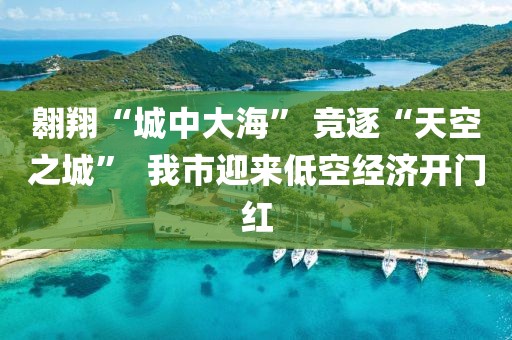 翱翔“城中大海” 競逐“天空之城”  我市迎來低空經濟開門紅