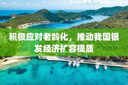 積極應對老齡化，推動我國銀發經濟擴容提質
