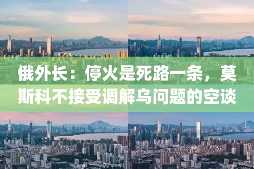 俄外長：停火是死路一條，莫斯科不接受調解烏問題的空談