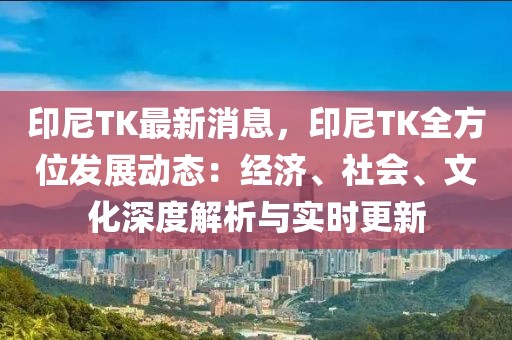 印尼TK最新消息，印尼TK全方位發展動態：經濟、社會、文化深度解析與實時更新