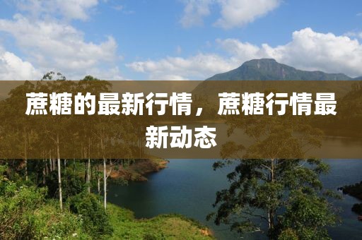 蔗糖的最新行情，蔗糖行情最新動態