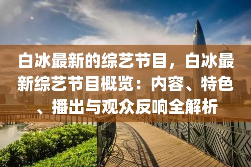 白冰最新的綜藝節目，白冰最新綜藝節目概覽：內容、特色、播出與觀眾反響全解析