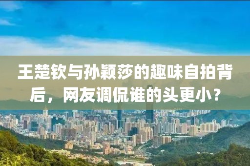 王楚欽與孫穎莎的趣味自拍背后，網友調侃誰的頭更小？
