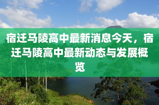 宿遷馬陵高中最新消息今天，宿遷馬陵高中最新動態與發展概覽