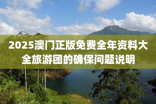 2025澳門正版免費全年資料大全旅游團的確保問題說明