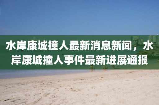 水岸康城撞人最新消息新聞，水岸康城撞人事件最新進展通報