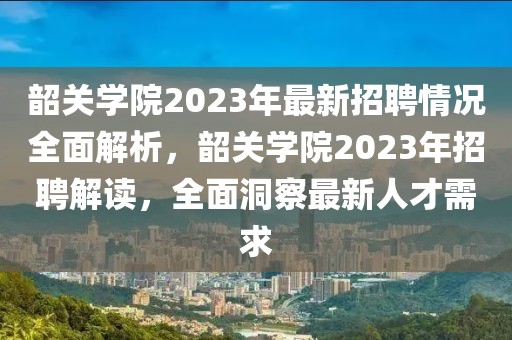 韶關學院2023年最新招聘情況全面解析，韶關學院2023年招聘解讀，全面洞察最新人才需求