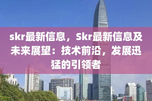 skr最新信息，Skr最新信息及未來展望：技術前沿，發展迅猛的引領者