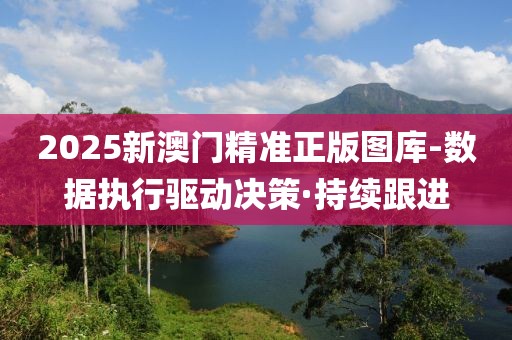 2025新澳門精準(zhǔn)正版圖庫-數(shù)據(jù)執(zhí)行驅(qū)動決策·持續(xù)跟進