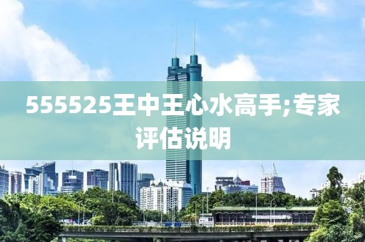 555525王中王心水高手;專家評估說明