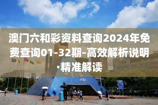 澳門六和彩資料查詢2024年免費查詢01-32期-高效解析說明·精準解讀