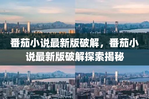番茄小說最新版破解，番茄小說最新版破解探索揭秘