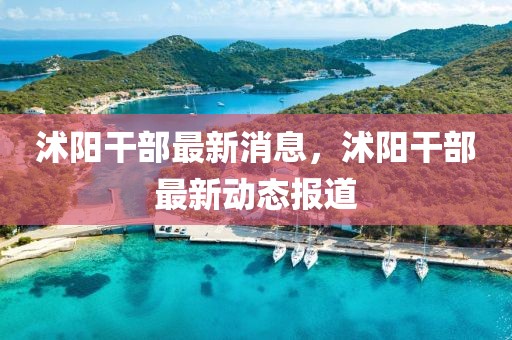 沭陽干部最新消息，沭陽干部最新動態報道