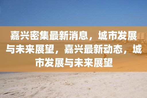 嘉興密集最新消息，城市發展與未來展望，嘉興最新動態，城市發展與未來展望