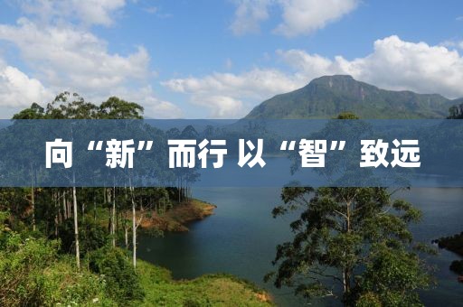 向“新”而行 以“智”致遠