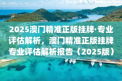 2025澳門精準正版掛牌·專業評估解析，澳門精準正版掛牌專業評估解析報告（2025版）
