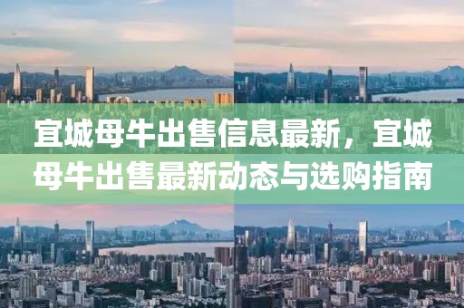 宜城母牛出售信息最新，宜城母牛出售最新動態(tài)與選購指南