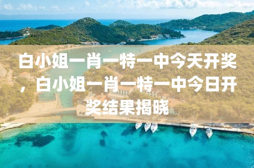 白小姐一肖一特一中今天開獎，白小姐一肖一特一中今日開獎結果揭曉