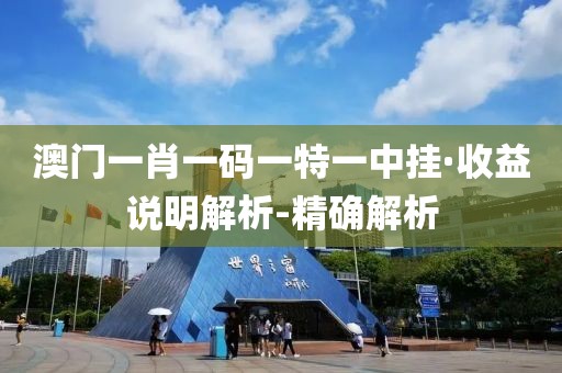 澳門一肖一碼一特一中掛·收益說明解析-精確解析