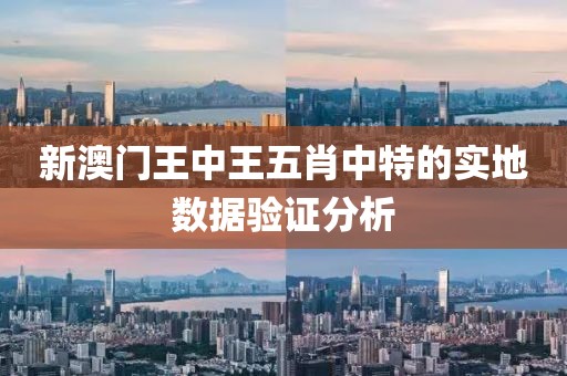 新澳門王中王五肖中特的實(shí)地?cái)?shù)據(jù)驗(yàn)證分析