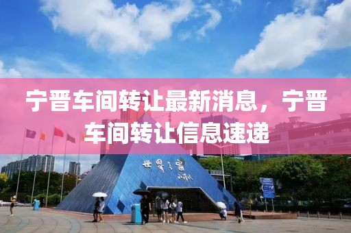 寧晉車間轉(zhuǎn)讓最新消息，寧晉車間轉(zhuǎn)讓信息速遞