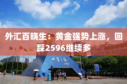 外匯百曉生：黃金強勢上漲，回踩2596繼續多