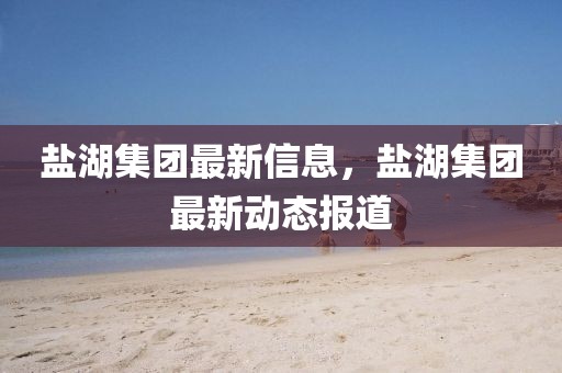鹽湖集團最新信息，鹽湖集團最新動態報道