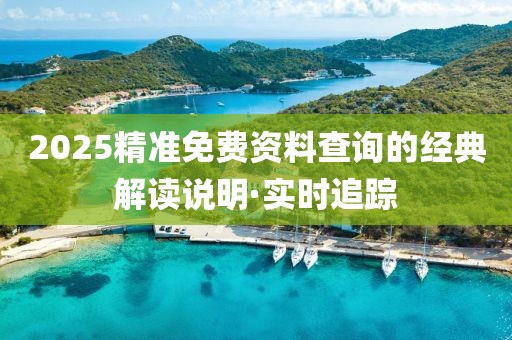 2025精準(zhǔn)免費(fèi)資料查詢的經(jīng)典解讀說明·實(shí)時追蹤