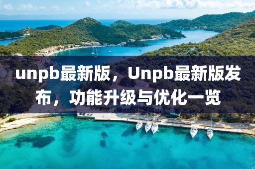 unpb最新版，Unpb最新版發布，功能升級與優化一覽