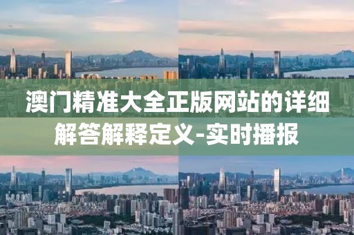 澳門精準大全正版網站的詳細解答解釋定義-實時播報