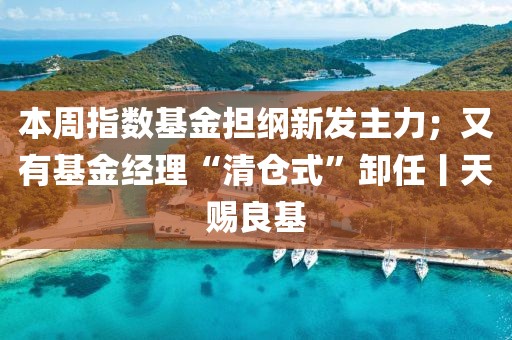 本周指數(shù)基金擔(dān)綱新發(fā)主力；又有基金經(jīng)理“清倉式”卸任丨天賜良基
