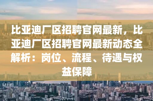 比亞迪廠區招聘官網最新，比亞迪廠區招聘官網最新動態全解析：崗位、流程、待遇與權益保障