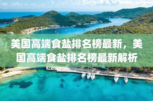 美國高端食鹽排名榜最新，美國高端食鹽排名榜最新解析