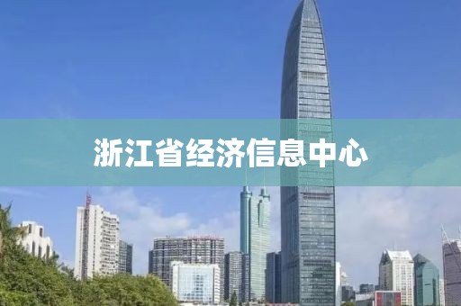 浙江省經(jīng)濟(jì)信息中心