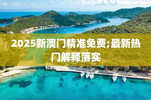 2025新澳門精準免費;最新熱門解釋落實