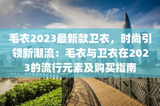 毛衣2023最新款衛(wèi)衣，時(shí)尚引領(lǐng)新潮流：毛衣與衛(wèi)衣在2023的流行元素及購(gòu)買指南