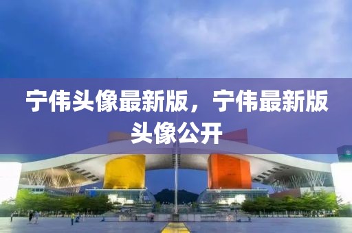 寧偉頭像最新版，寧偉最新版頭像公開