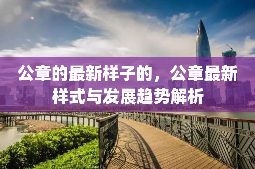 公章的最新樣子的，公章最新樣式與發(fā)展趨勢(shì)解析