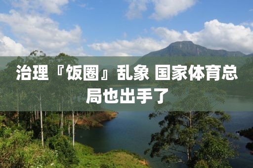 治理『飯圈』亂象 國家體育總局也出手了