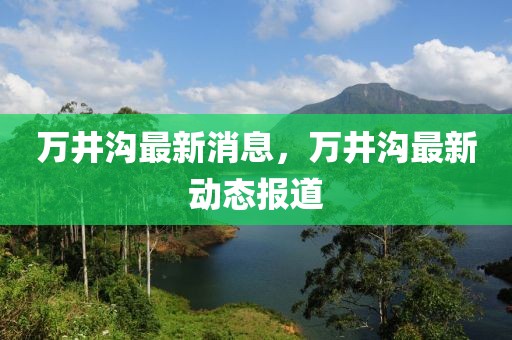 萬井溝最新消息，萬井溝最新動態報道